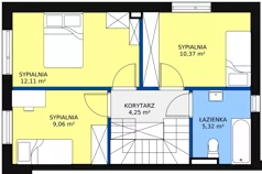Dom 81,17 m², oferta nr 21B, Ogrody Przyjaciół 5, Warszawa, Białołęka, Szamocin, ul. Cieślewskich/Inna