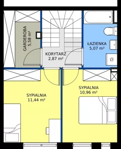 Dom 68,60 m², oferta nr 43B, Ogrody Przyjaciół 5, Warszawa, Białołęka, Szamocin, ul. Cieślewskich/Inna