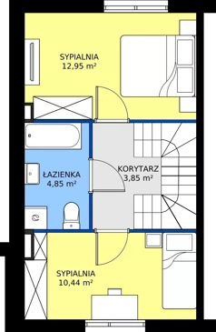 Dom 68,42 m², oferta nr 5A, Osiedle Słoneczne, Sulejówek, ul. Szklarniowa