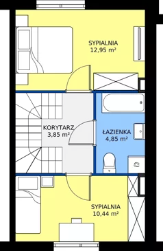 Dom 68,42 m², oferta nr 21B, Osiedle Słoneczne, Sulejówek, ul. Szklarniowa