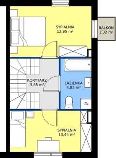 Dom 68,42 m², oferta nr 41B, Osiedle Słoneczne, Sulejówek, ul. Szklarniowa