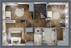 Dom 140,89 m², oferta nr 12A, Wille przy Lesie, Jazgarzewszczyzna, ul. Krzywa
