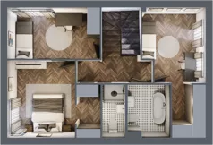 Dom 140,89 m², oferta nr 10A, Wille przy Lesie, Jazgarzewszczyzna, ul. Krzywa
