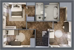 Dom 140,89 m², oferta nr 10B, Wille przy Lesie, Jazgarzewszczyzna, ul. Krzywa
