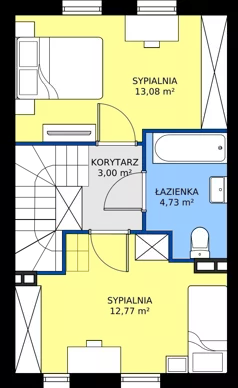 Dom 72,53 m², oferta nr 96B, Nova Magdalenka 7, Słomin, ul. Janczewicka