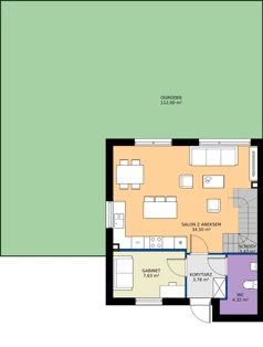 Dom 103,33 m², oferta nr 49B, Nova Magdalenka 7, Słomin, ul. Janczewicka