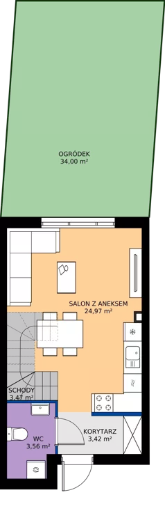 Dom 65,67 m², oferta nr 62B, Nova Magdalenka 7, Słomin, ul. Janczewicka