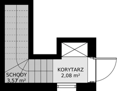 4 pokoje, mieszkanie 62,57 m², piętro 1, oferta nr 58B, Domy na Witosa - mieszkania, Radzymin, ul. Wincentego Witosa