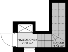 4 pokoje, mieszkanie 62,57 m², piętro 1, oferta nr 67B, Domy na Witosa - mieszkania, Radzymin, ul. Wincentego Witosa