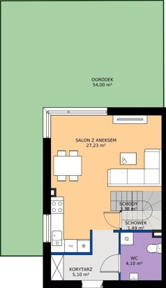 Dom 75,74 m², oferta nr 22A, Zielono Mi 2, Podolszyn, ul. Zielona
