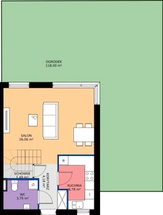 Dom 84,31 m², oferta nr 26B, Zielono Mi 2, Podolszyn, ul. Zielona