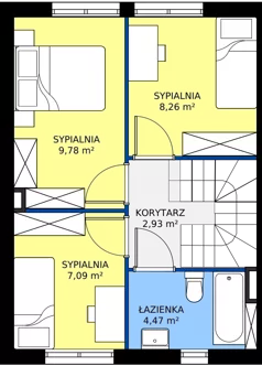 Dom 72,70 m², oferta nr 37A, Osiedle Stokrotki, Boryszew, ul. Nadziei
