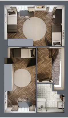 Dom 123,68 m², oferta nr 6, Wille Stolema, Gdańsk, Jasień, Zabornia, ul. Stolema