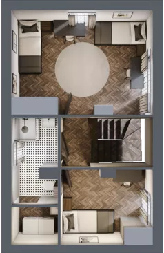 Dom 116,81 m², oferta nr 4, Wille Stolema, Gdańsk, Jasień, Zabornia, ul. Stolema