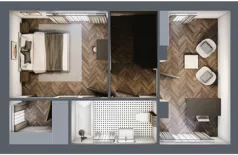 Dom 116,81 m², oferta nr 2, Wille Stolema, Gdańsk, Jasień, Zabornia, ul. Stolema