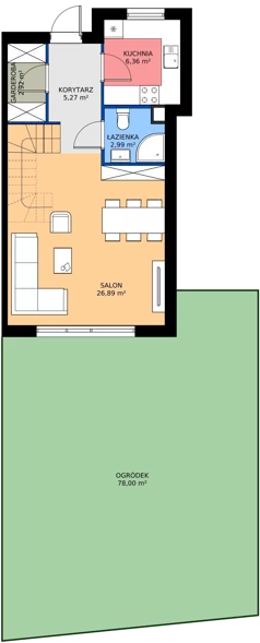 Dom 85,77 m², oferta nr 25, Ahoj Pogórze, Pogórze, ul. Feliksa Dorsza
