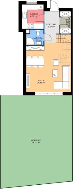 Dom 85,77 m², oferta nr 20, Ahoj Pogórze, Pogórze, ul. Feliksa Dorsza