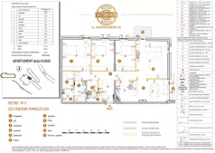 4 pokoje, mieszkanie 120,40 m², piętro 3, oferta nr B1.B2.P3.M25, Faktoria Młyn, Kraków, Bieńczyce, ul. Kocmyrzowska 3A