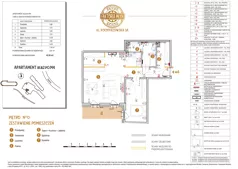2 pokoje, mieszkanie 69,36 m², parter, oferta nr B1.B2.P0.M4, Faktoria Młyn, Kraków, Bieńczyce, ul. Kocmyrzowska 3A