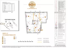3 pokoje, mieszkanie 61,84 m², piętro 1, oferta nr B4.P1.M11, Faktoria Młyn, Kraków, Bieńczyce, ul. Kocmyrzowska 3A