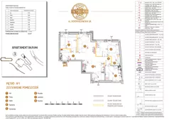 3 pokoje, mieszkanie 62,21 m², piętro 1, oferta nr B4.P1.M4, Faktoria Młyn, Kraków, Bieńczyce, ul. Kocmyrzowska 3A