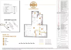 3 pokoje, mieszkanie 63,14 m², parter, oferta nr B1.B2.P0.M3, Faktoria Młyn, Kraków, Bieńczyce, ul. Kocmyrzowska 3A