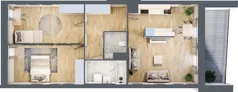 3 pokoje, mieszkanie 67,90 m², piętro 1, oferta nr 21, Przemysłowa 10, Lublin, Stare Miasto, Stare Miasto, ul. Przemysłowa 10