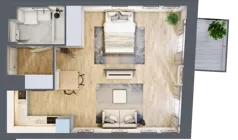 1 pokój, mieszkanie 39,36 m², piętro 1, oferta nr 27, Przemysłowa 10, Lublin, Stare Miasto, Stare Miasto, ul. Przemysłowa 10