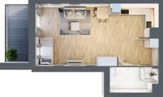 1 pokój, mieszkanie 38,92 m², piętro 1, oferta nr 39, Przemysłowa 10, Lublin, Stare Miasto, Stare Miasto, ul. Przemysłowa 10