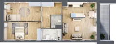 3 pokoje, mieszkanie 67,90 m², piętro 2, oferta nr 40, Przemysłowa 10, Lublin, Stare Miasto, Stare Miasto, ul. Przemysłowa 10