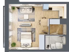1 pokój, mieszkanie 33,94 m², piętro 2, oferta nr 44, Przemysłowa 10, Lublin, Stare Miasto, Stare Miasto, ul. Przemysłowa 10