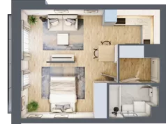 1 pokój, mieszkanie 33,94 m², piętro 3, oferta nr 63, Przemysłowa 10, Lublin, Stare Miasto, Stare Miasto, ul. Przemysłowa 10