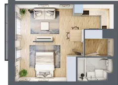 1 pokój, mieszkanie 33,94 m², piętro 3, oferta nr 64, Przemysłowa 10, Lublin, Stare Miasto, Stare Miasto, ul. Przemysłowa 10
