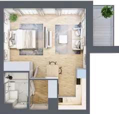 1 pokój, mieszkanie 35,13 m², piętro 3, oferta nr 70, Przemysłowa 10, Lublin, Stare Miasto, Stare Miasto, ul. Przemysłowa 10