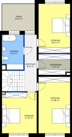Dom 169,89 m², oferta nr E-75, Nowe Planty, Chorzów, Chorzów Stary, Maciejkowice, ul. Jałowcowa
