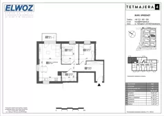 3 pokoje, mieszkanie 65,12 m², piętro 1, oferta nr A2.14, Tetmajera 4, Kościerzyna, ul. Kazimierza Przerwy-Tetmajera 4A