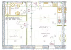 2 pokoje, apartament inwestycyjny 41,91 m², parter, oferta nr 14, Perła Mórz, Sianożęty, ul. Lotnicza 1