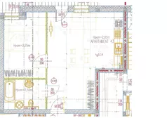 2 pokoje, apartament inwestycyjny 46,59 m², piętro 2, oferta nr 43, Perła Mórz, Sianożęty, ul. Lotnicza 1