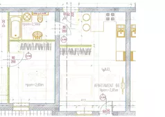 1 pokój, apartament inwestycyjny 30,34 m², piętro 3, oferta nr 66, Perła Mórz, Sianożęty, ul. Lotnicza 1