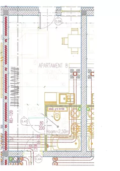1 pokój, apartament inwestycyjny 23,63 m², parter, oferta nr 8, Perła Mórz, Sianożęty, ul. Lotnicza 1