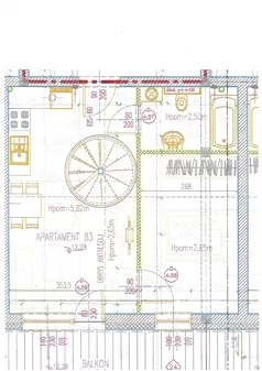 1 pokój, apartament inwestycyjny 42,75 m², piętro 4, oferta nr 84, Perła Mórz, Sianożęty, ul. Lotnicza 1