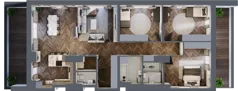 4 pokoje, mieszkanie 114,92 m², piętro 5, oferta nr C 5.1, Melody Loft, Łódź, Śródmieście, Śródmieście-Wschód, ul. Pomorska 72/74