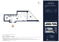 1 pokój, mieszkanie 29,78 m², piętro 1, oferta nr C36, Rezydencja Zegrze III, Zegrze, ul. Groszkowskiego 22A