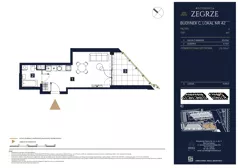 1 pokój, mieszkanie 29,78 m², piętro 2, oferta nr C42, Rezydencja Zegrze III, Zegrze, ul. Groszkowskiego 22A