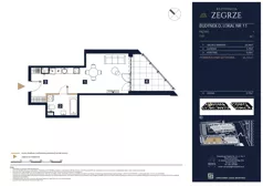 1 pokój, mieszkanie 36,37 m², piętro 1, oferta nr D11, Rezydencja Zegrze III, Zegrze, ul. Groszkowskiego 22A