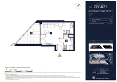 1 pokój, mieszkanie 25,12 m², piętro 4, oferta nr D28, Rezydencja Zegrze III, Zegrze, ul. Groszkowskiego 22A