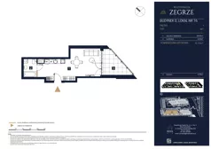 1 pokój, mieszkanie 32,79 m², piętro 1, oferta nr D76, Rezydencja Zegrze III, Zegrze, ul. Groszkowskiego 22A