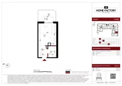 1 pokój, mieszkanie 29,19 m², parter, oferta nr C.0.83, Home Factory etap IV, Warszawa, Praga Północ, Pelcowizna, ul. Kotsisa