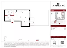 1 pokój, mieszkanie 27,37 m², parter, oferta nr D.0.6, Home Factory etap V, Warszawa, Praga Północ, Pelcowizna, ul. Kotsisa