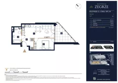 2 pokoje, mieszkanie 41,92 m², piętro 3, oferta nr D24, Rezydencja Zegrze III, Zegrze, ul. Groszkowskiego 22A